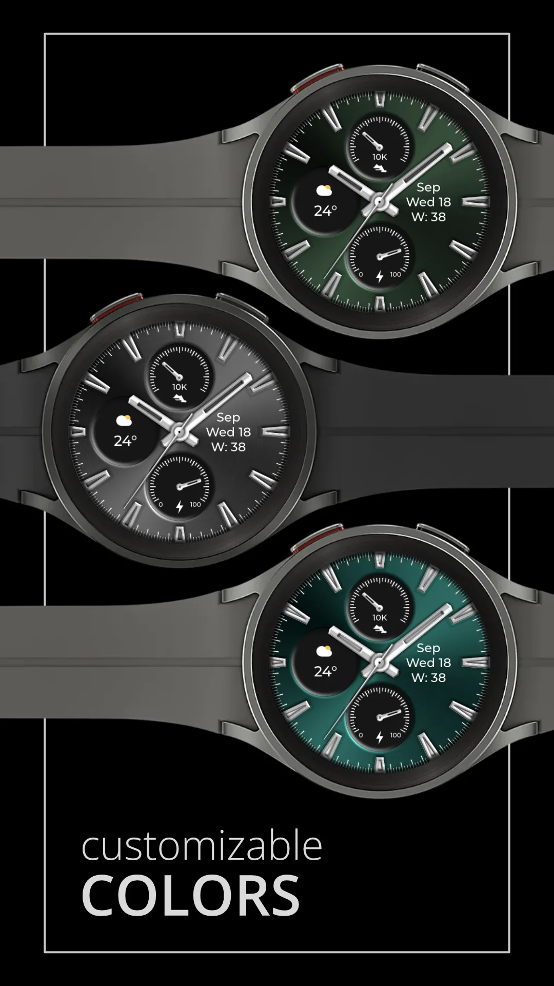 DADAM82 Classic — Classic Wear OS watch face — screenshot 2
