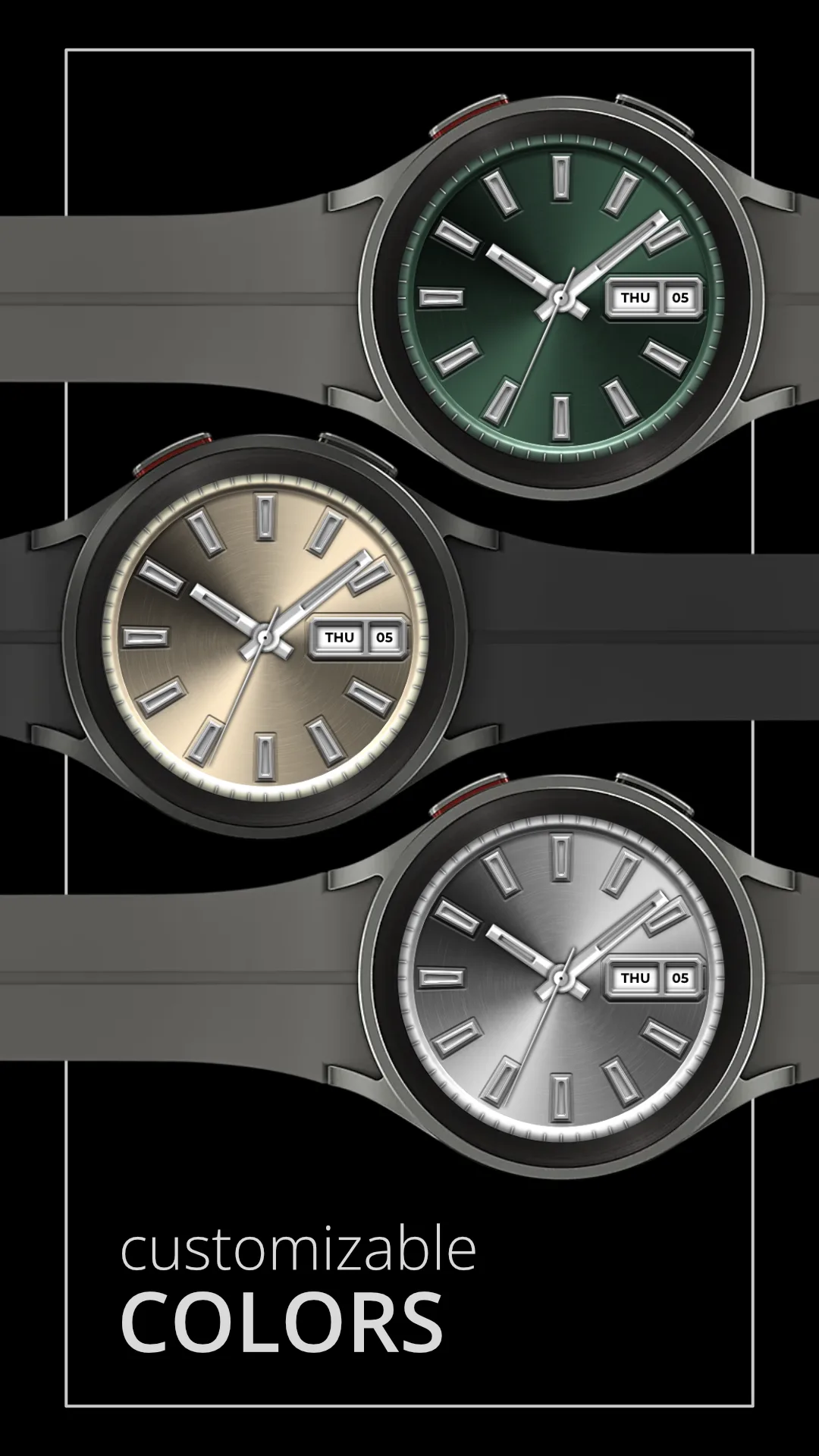 DADAM83 Classic — Classic Wear OS watch face — screenshot 2