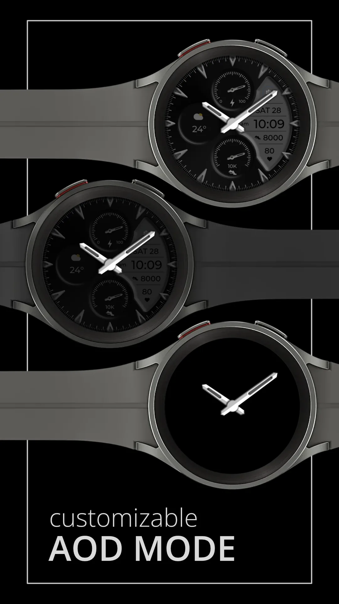 DADAM84 Hybrid — Hybrid Wear OS watch face — screenshot 4