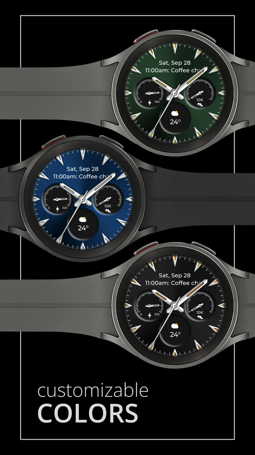 DADAM85 Classic — Classic Wear OS watch face — screenshot 2