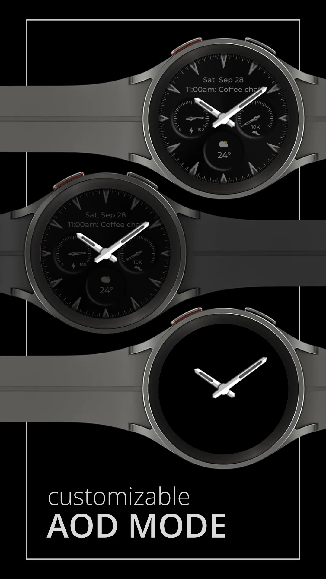 DADAM85 Classic — Classic Wear OS watch face — screenshot 4