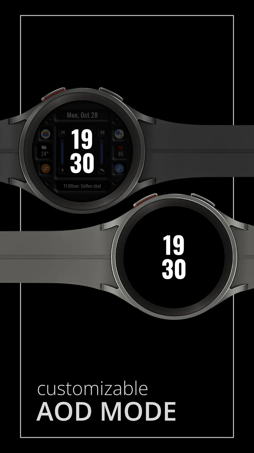 DADAM86 Digital — Digital Wear OS watch face — screenshot 4