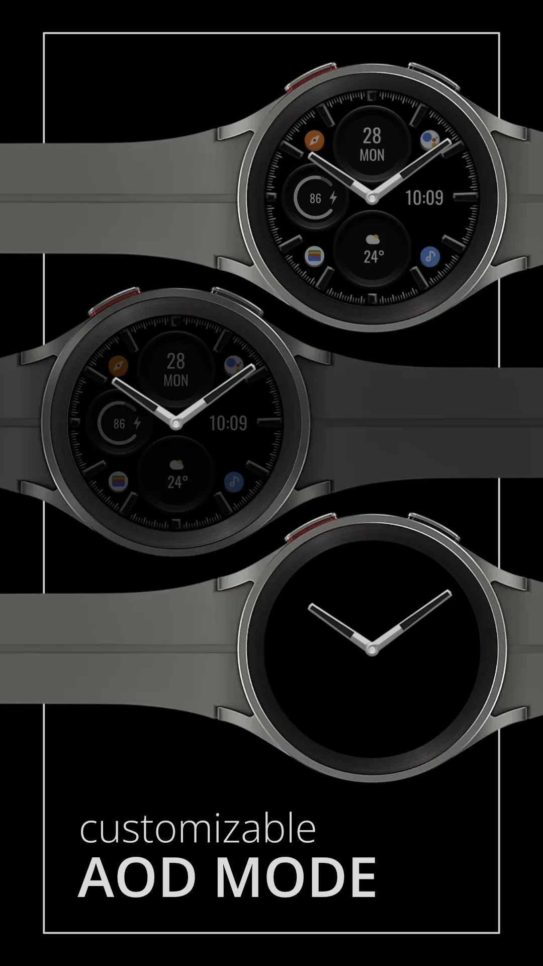 DADAM88 Pro Hybrid — Pro Hybrid Wear OS watch face — screenshot 4
