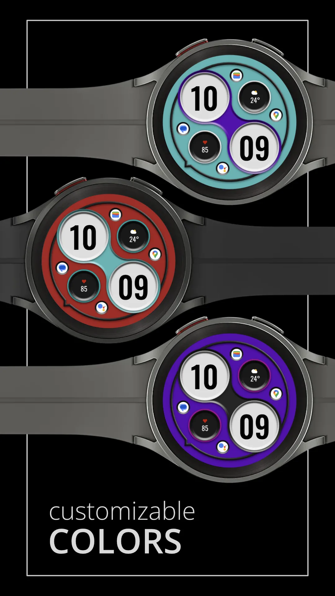 DADAM89 Minimal — Minimal Wear OS watch face — screenshot 3