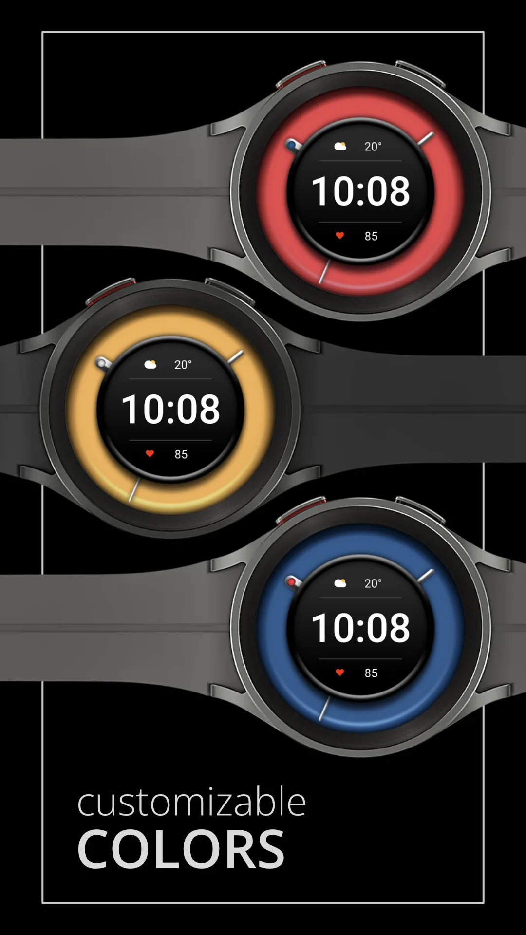 DADAM91 Minimal — Minimal Wear OS watch face — screenshot 2