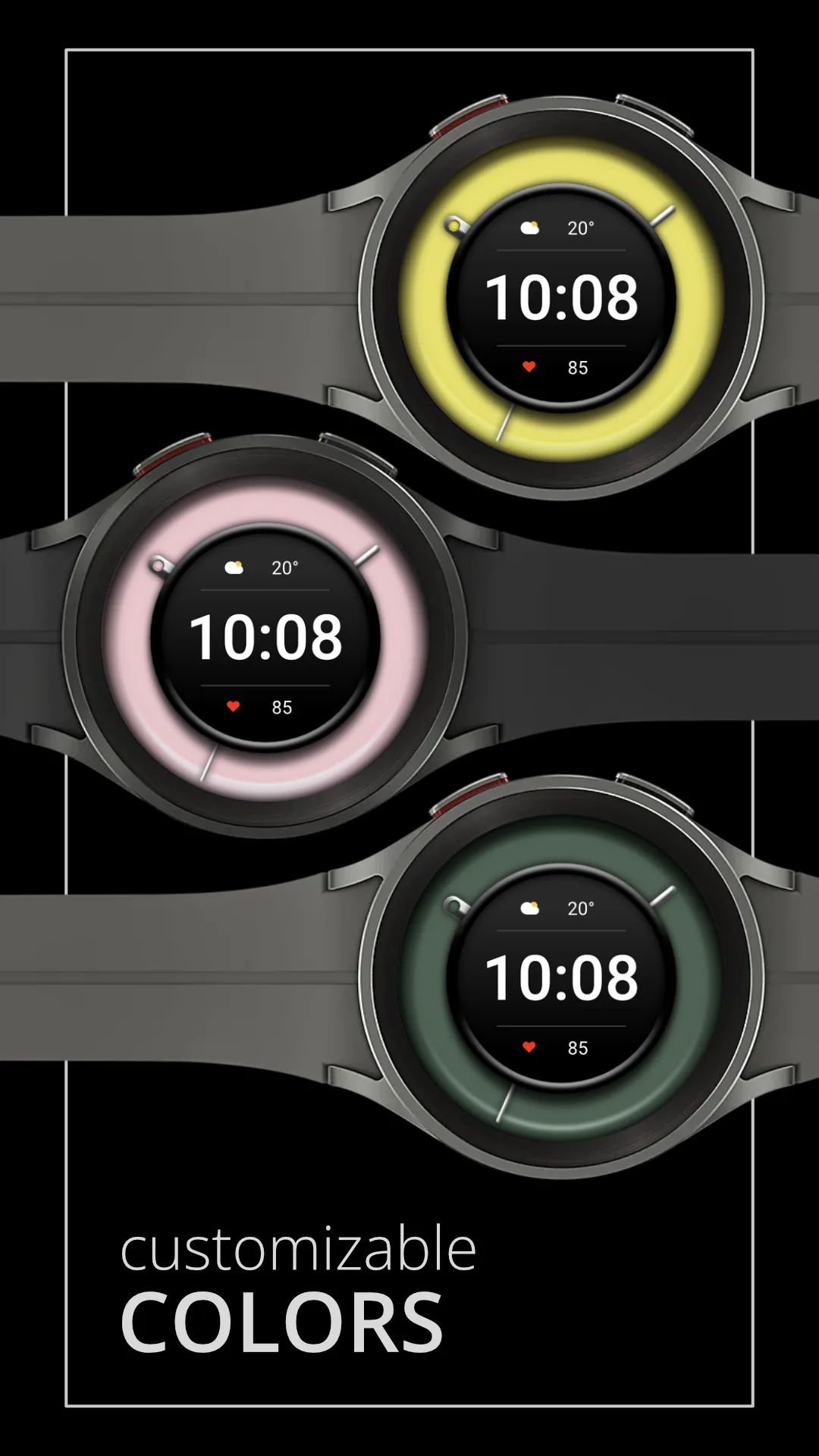DADAM91 Minimal — Minimal Wear OS watch face — screenshot 3