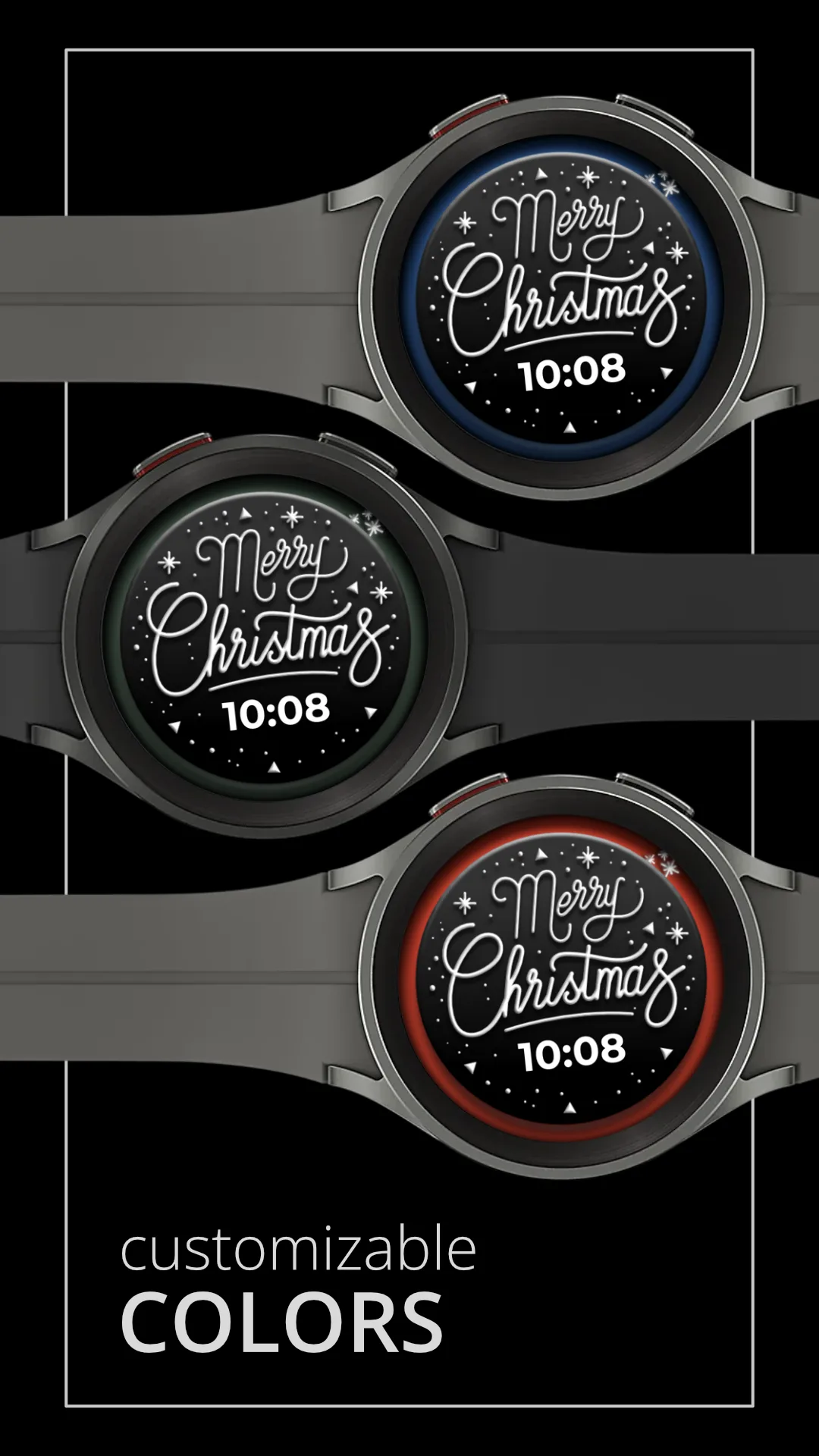 DADAM92 Christmas — Christmas Wear OS watch face — screenshot 2