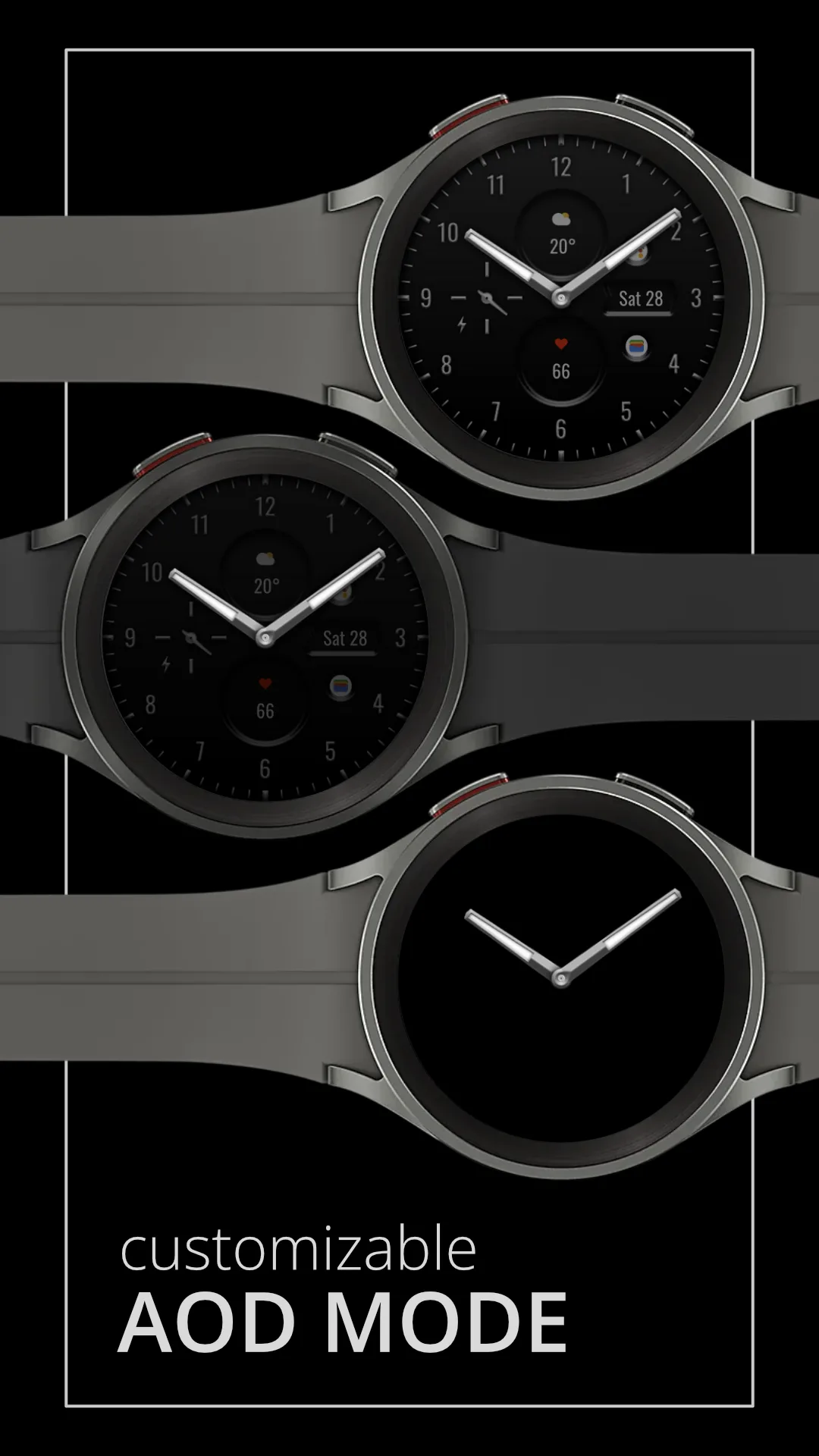 DADAM94 Analog — Analog Wear OS watch face — screenshot 4