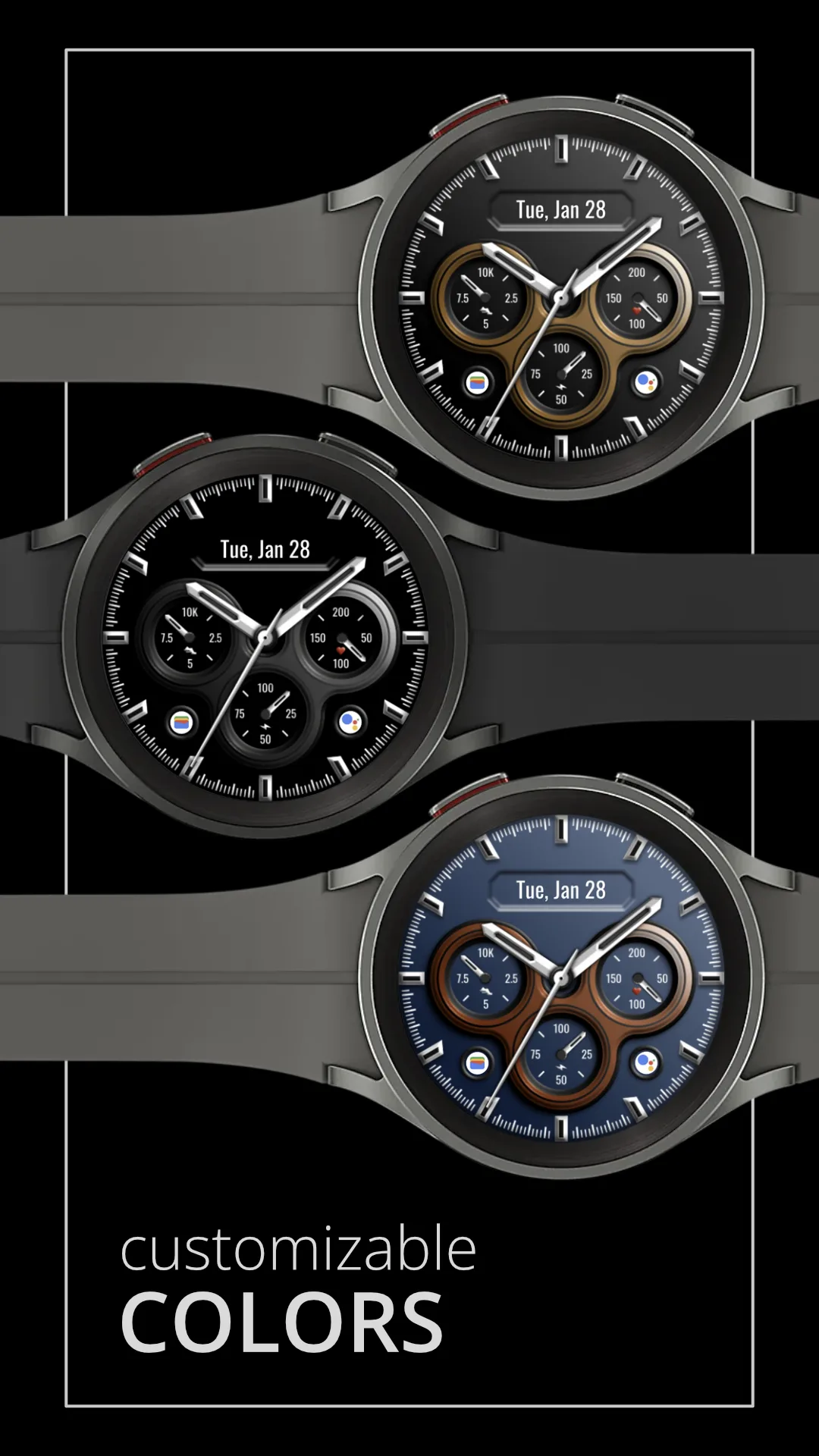 DADAM97 Elegant — Elegant Wear OS watch face — screenshot 2