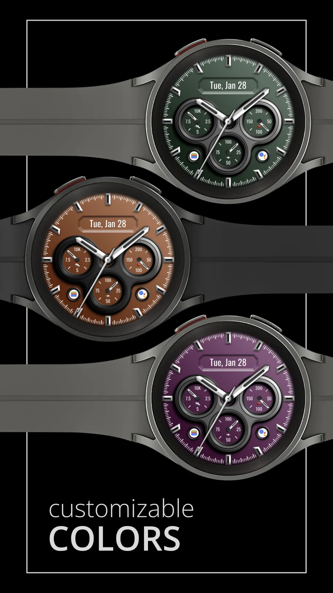 DADAM97 Elegant — Elegant Wear OS watch face — screenshot 3