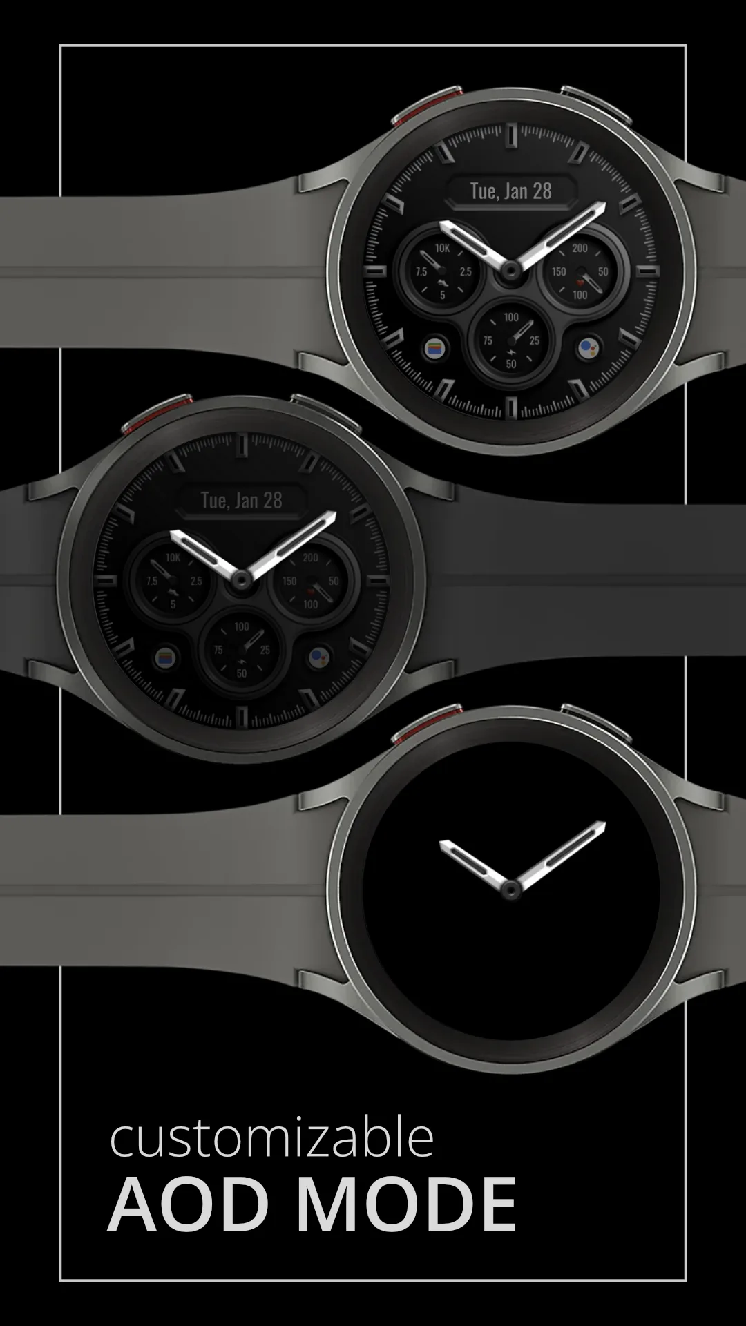 DADAM97 Elegant — Elegant Wear OS watch face — screenshot 4