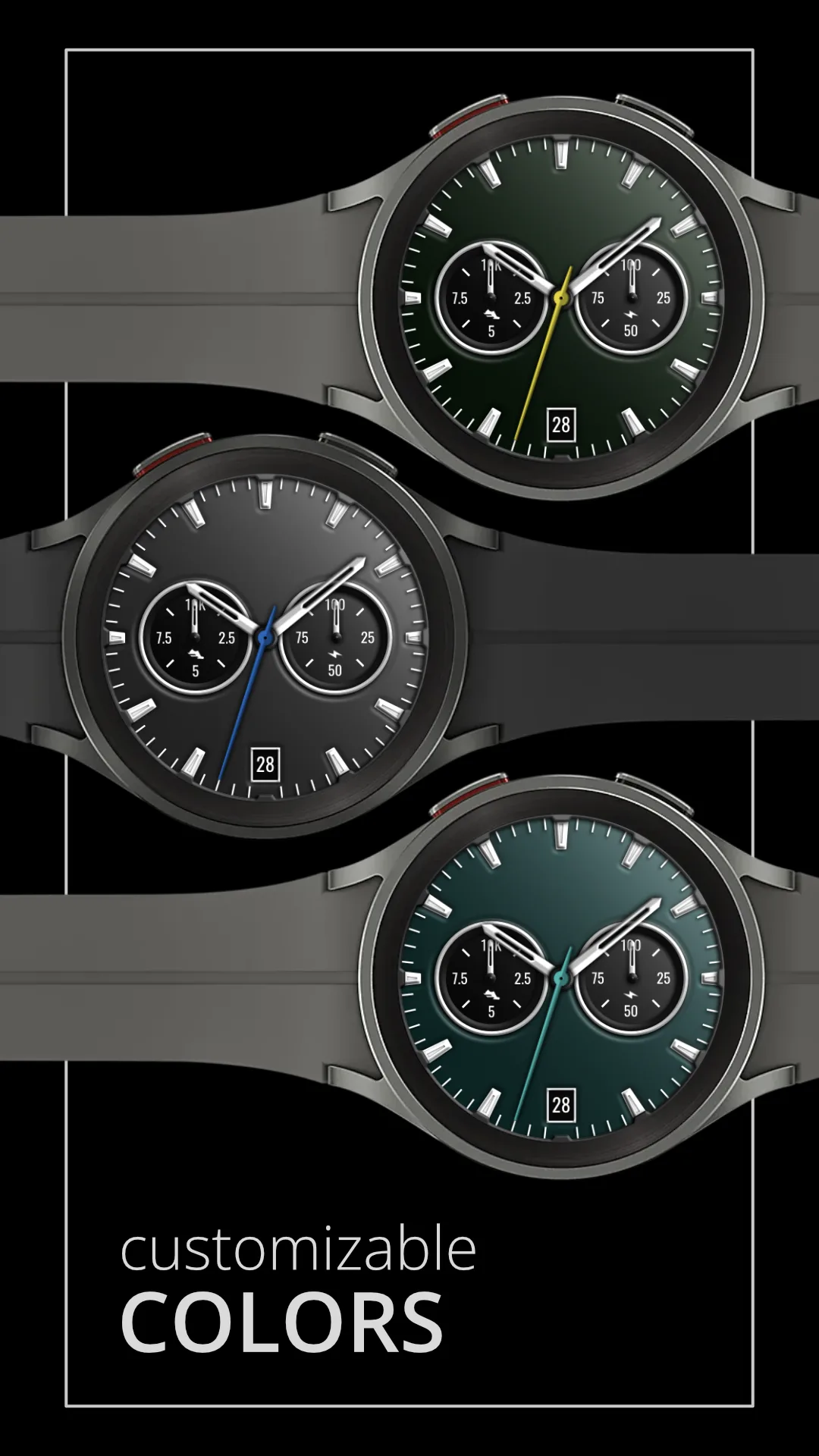 DADAM99 Classic — Classic Wear OS watch face — screenshot 2
