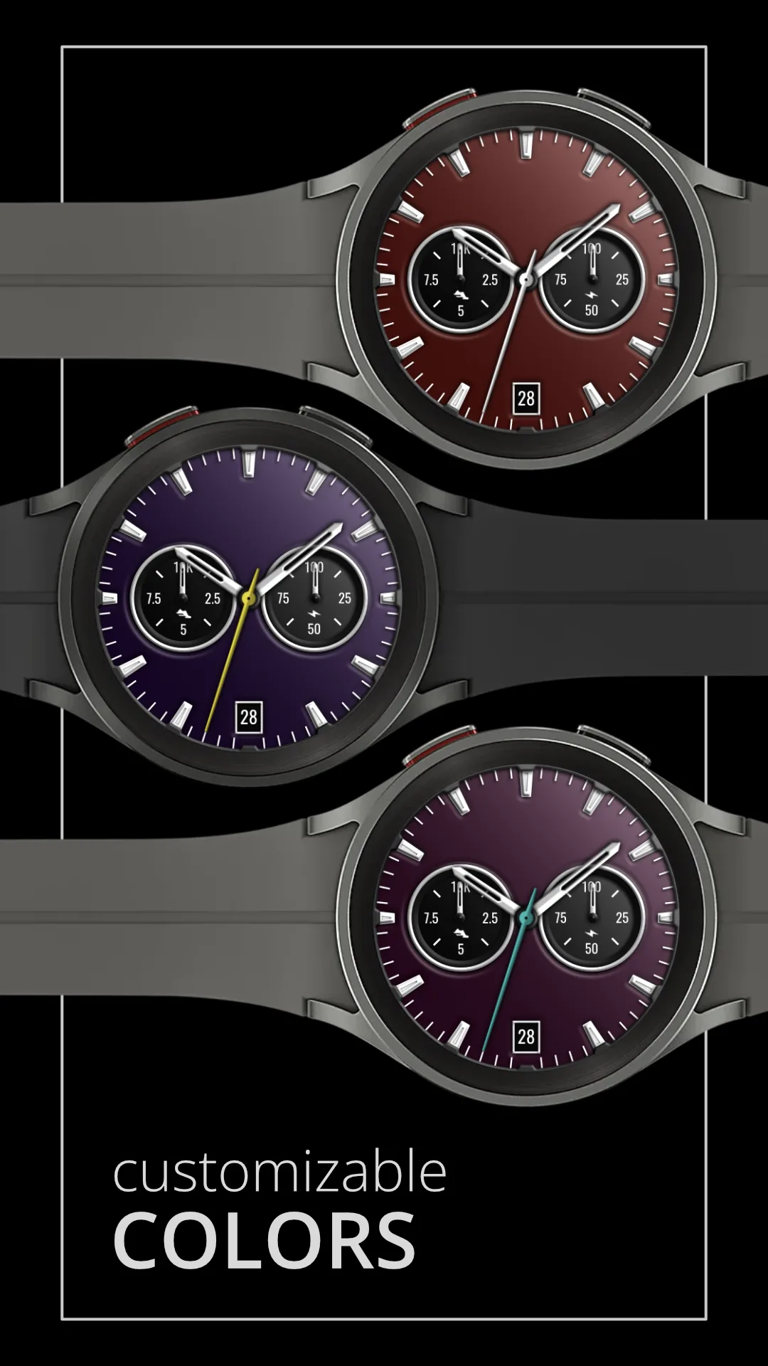 DADAM99 Classic — Classic Wear OS watch face — screenshot 3
