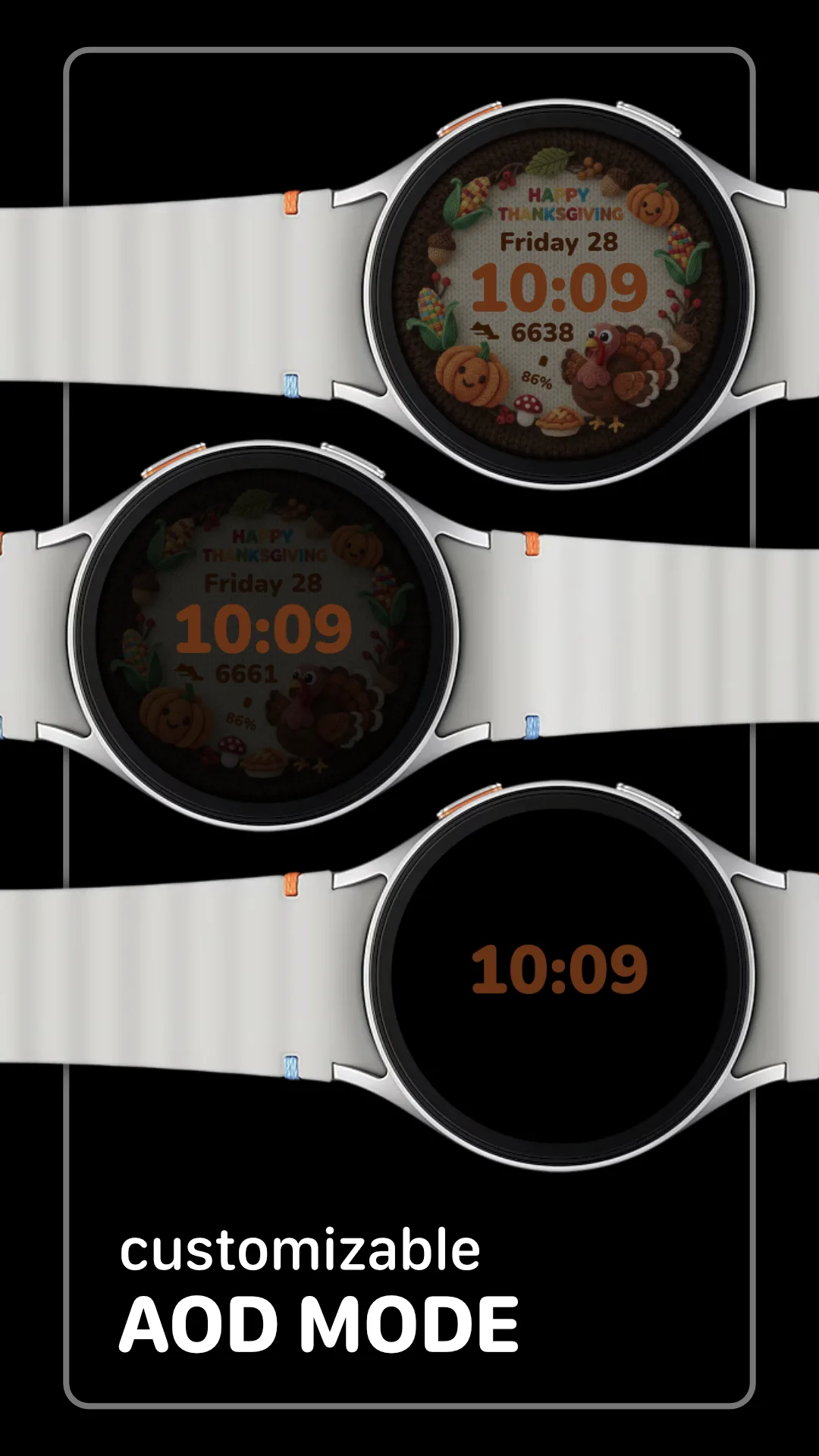 LUNA5 Cute — Cute Wear OS watch face — screenshot 4