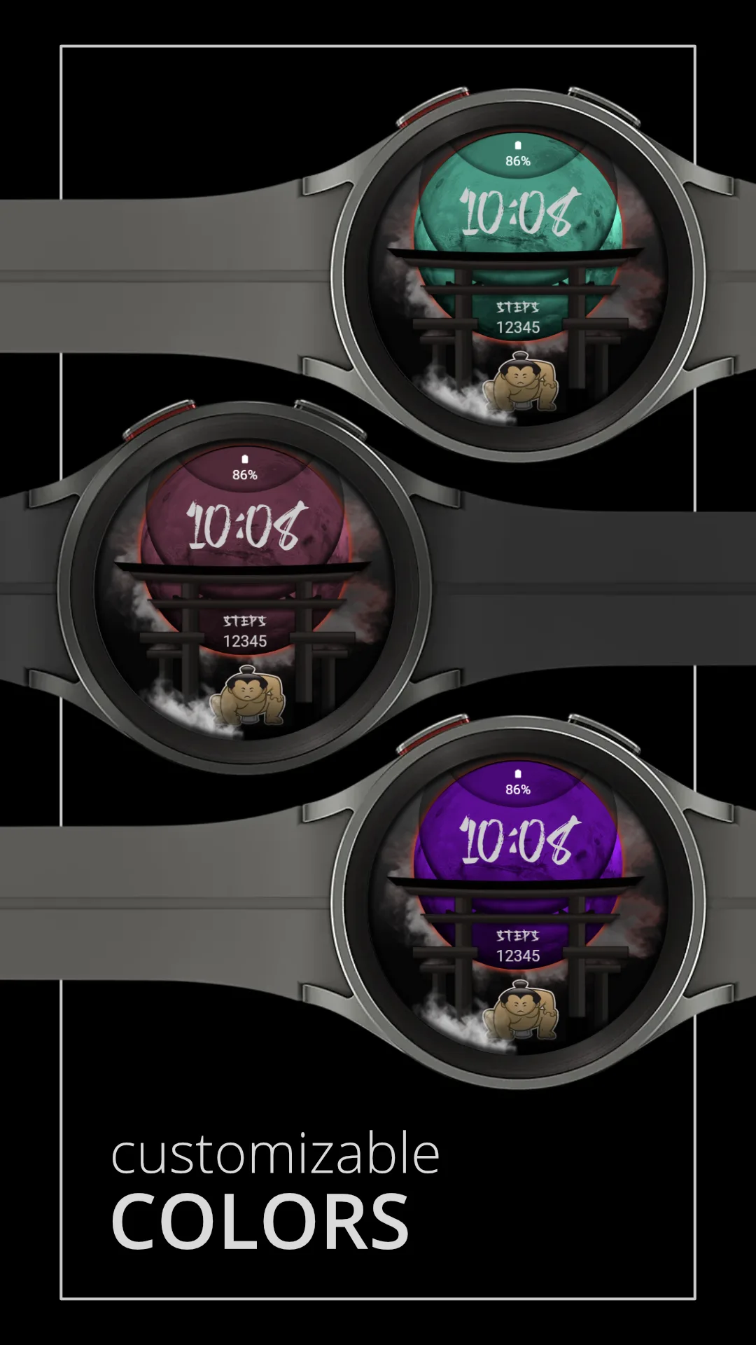 SUMOINFO Digital — Digital Wear OS watch face — screenshot 3