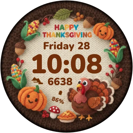 LUNA5 Cute — Cute Wear OS watch face